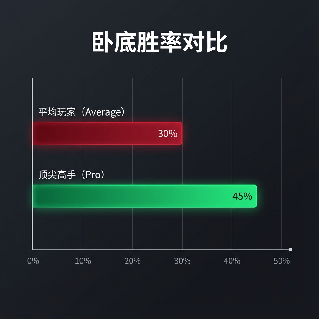 卧底胜率对比图 卧底胜率基准对比